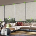 thumbnail image 1 of Yoolax Motorized Blind Remote Control Smart Roller Shade(Linen Beige,60"W x 72"H), 1 of 6
