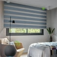 thumbnail image 1 of Yoolax Motorized Blinds Remote Voice Control Electric Zebra Blinds Smart Blind for Windows(95% Shading Grey,56"W x 72"H), 1 of 6