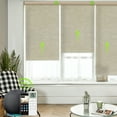 thumbnail image 1 of Yoolax Motorized Smart Shade with Remote Control Electric Half-Shading Roller Cordless Window Blind(Half Shading Jacquard Coffee,39"W x 72"H), 1 of 6