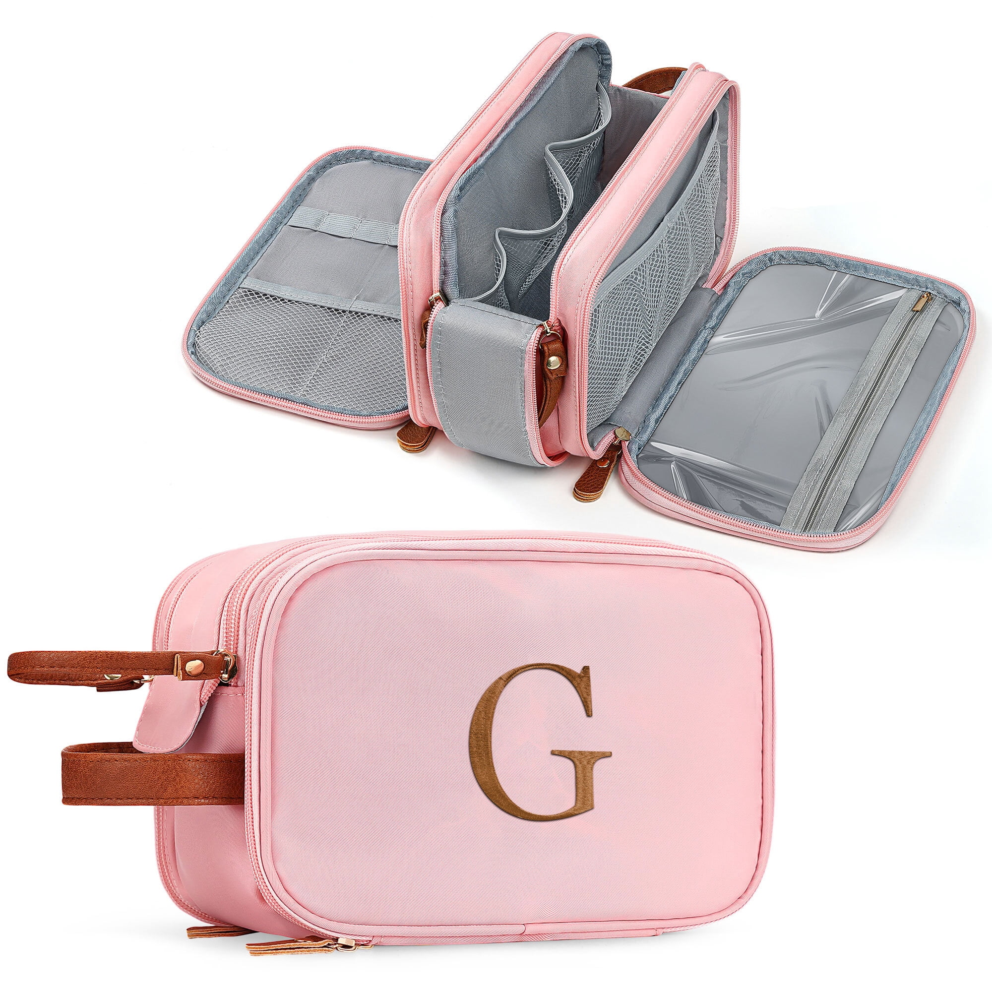 Yoolife Travel Cosmetic Makeup Bag for Women Large Capacity Personalized Gifts Toiletry Bag Accessories Toiletries Water Resistant Dop Kit for Women