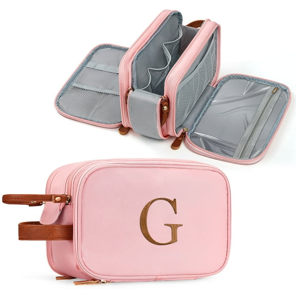 Yoolife Travel Cosmetic Makeup Bag for Women Large Capacity Personalized Gifts Toiletry Bag Accessories Toiletries Water Resistant Dop Kit for Women