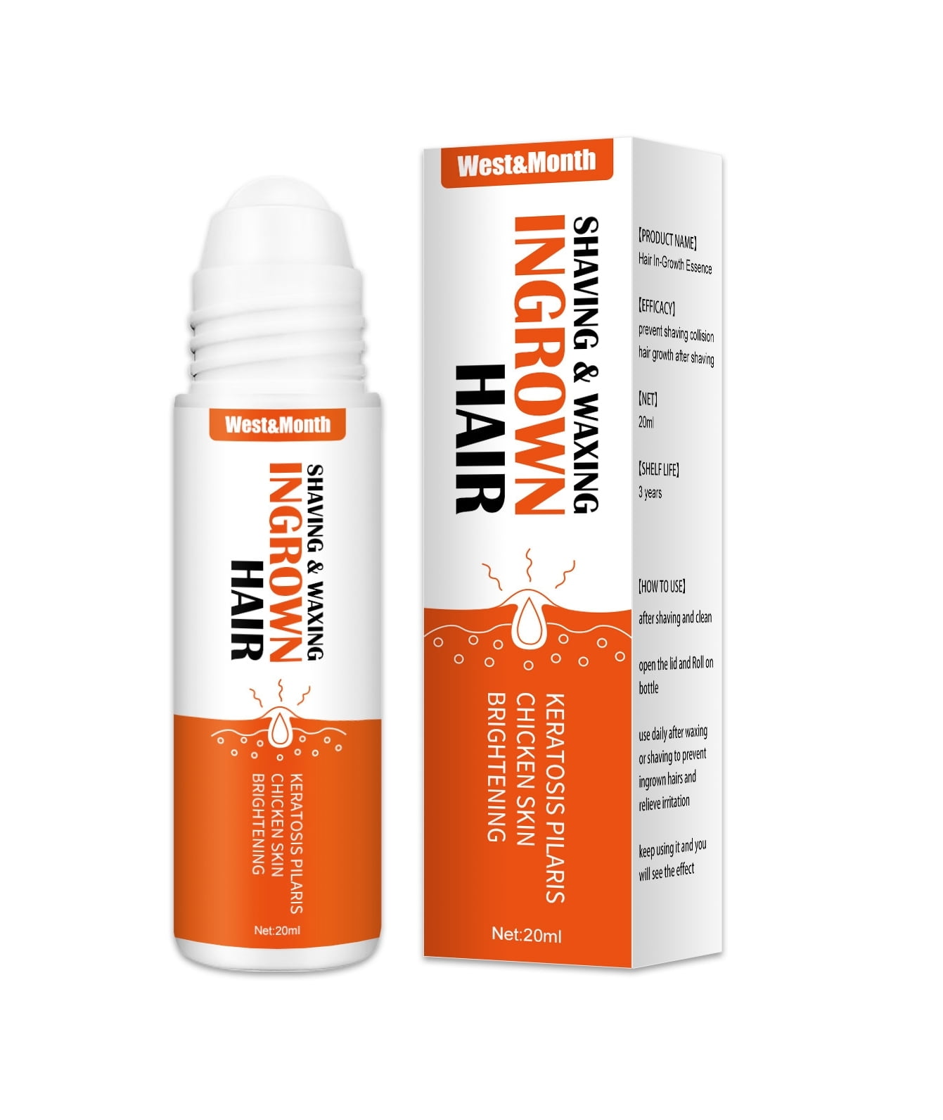 Yoomi Ingrown Hair Skin Care Treatment for Face, Neck, Bikini Area