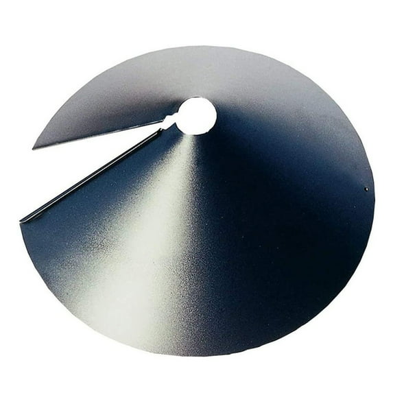 Yoone Durable 12" Diameter Bird Feeder Dome Baffle with Tool, Black