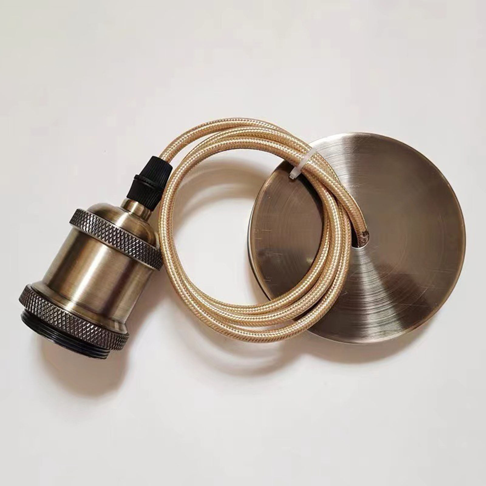 Yoone E27 Pendant Light Cord Kit with Large Screwin Lamp Socket 1m