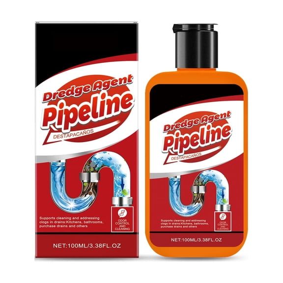 Yooshoverk 100Ml Powerful Drain Clog Remover – All-Purpose Unclogging Wonder For Kitchen, Bathroom & Toilet Multicolor Free Size