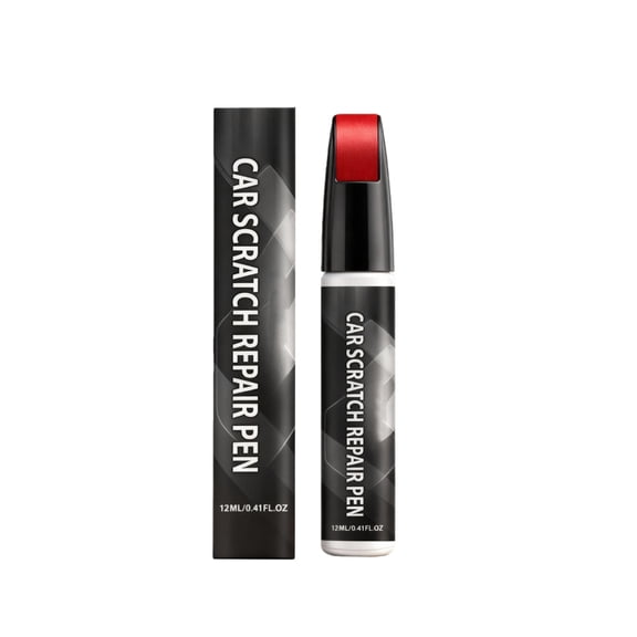 Yooshoverk 12Ml Car Scratch Touch-Up Pen – Light Surfaces Scratch Repair And Gloss Restoration, Clear Coat Swirl Mark Remover With Precision Applicator Black Free Size