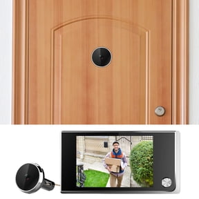 Yooshoverk 3.5-Inch Hidden Smart Eye | 1MP HD Camera | Door Security Monitor | Real-Time Alerts & Remote Viewing | Night Vision | Compact Design for Home | Durable & Weatherproof