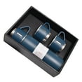 thumbnail image 1 of Yooshoverk 304 Stainless Steel Vacuum Insulated Cup Set - 1 Cup 4 Lids, Spill-Proof For Office, Indoor & Outdoor Use Blue Free Size, 1 of 6
