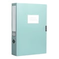 thumbnail image 1 of Yooshoverk A4 Foldable Retro Document Box – Thickened Pp Plastic File Storage Box For Office Mint Green 12.44X9.13X0.787In, 1 of 6