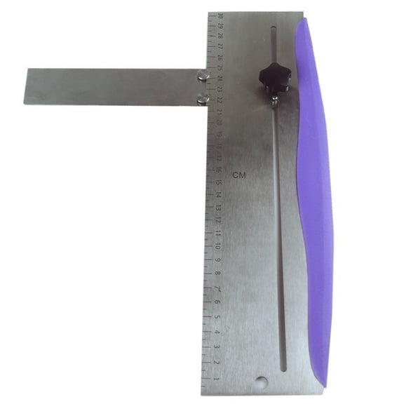 Yooshoverk Adjustable Stainless Steel Cake Scraper – Professional Icing & Frosting Smoother Purple Free Size