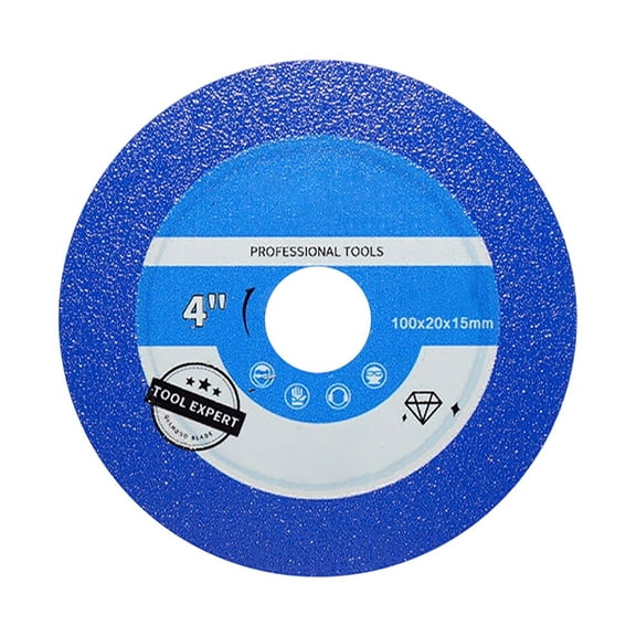 Yooshoverk Angle Grinder Cutting Disc - Multi-Material Diamond Blade for Tile Stone Plastic Metal, 4.5 Inch Indestructible Abrasive Wheel for Quick Clean Cuts