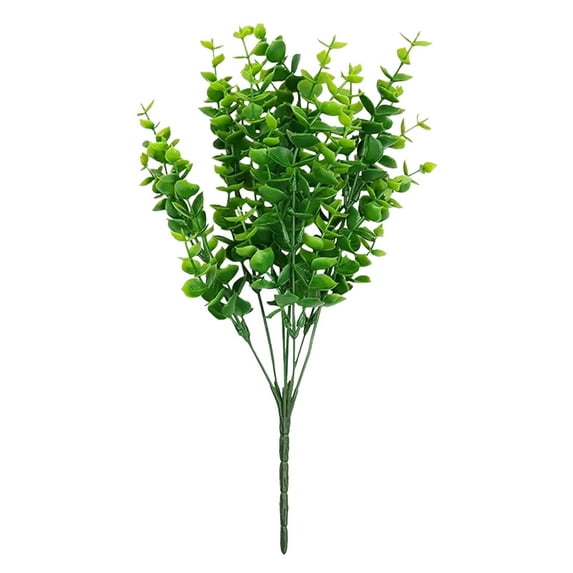 Yooshoverk Artificial Eucalyptus & Money Plant Stems - Realistic Faux Greenery for Vases - Wedding, Home Decor - Low Maintenance Bouquet