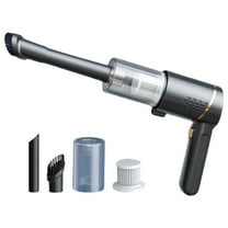 Yooshoverk Car Vacuum Cleaner Handheld Wireless Wet-Dry Suction for Quick Cleanups Portable for Vehicle Home Office Dust Removal