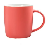 Yooshoverk Coffee Mug 12oz Ceramic Cup Large Handle Dishwasher Microwave Safe Classic Design Office Home Use Durable