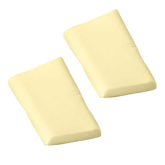 Yooshoverk Disposable Pillow Covers 2 Pack Double Size Hotel Travel Essential Hygienic Protection For Train Sleeper Airbnb Soft Non Woven Fabric White 20x30 Inch Prevents Allergies Bed Bug Barrier