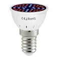 thumbnail image 1 of Yooshoverk E14 48-LED Plant Growing Light Bulb | Red-Blue Spectrum Growth Lamp with PC/Fiberglass Housing | Compact Herb & Fleshy Plants Lighting for Indoor Gardens (6.5in, 10W)​​, 1 of 7