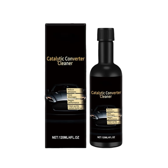Yooshoverk Engine Cleaner - 3.4oz Catalytic Converter Solution for Performance, Effective, Perfect for Car Maintenance, Easy-to-Use Formula