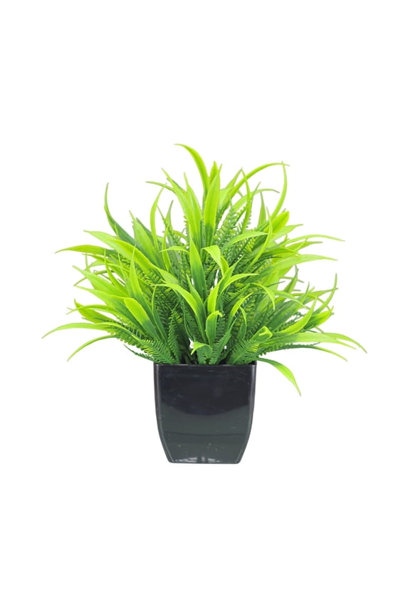 Fake Green Plant, Plastic Potted Arrangement, Home Furnishing Decor, Indoor Living Room Enhancement