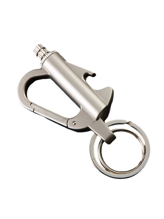 Ferro Rod Keychain Fire Starter with Kerosene 0.17oz Survival Tool Emergency Fire Making Kit Camping Gear Paracord Lanyard