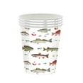 thumbnail image 1 of Yooshoverk Fishing Theme Tableware, Disposable Paper Set, Tablecloth and Cups, Outdoor Party Celebration, 1 of 9