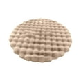 thumbnail image 1 of Yooshoverk Fluffy Round Rug - 3ft Shaggy Area Mat for Bedroom Nursery - Non Slip Backing - Soft Plush Floor Decor (Light Grey), 1 of 6