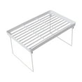thumbnail image 1 of Yooshoverk Foldable Desktop Storage Rack, 13.58x5.91x5.43in, Portable Cup Stand & Computer Organizer, Multi-Functional Plastic Rack, Adjustable Double-Layer for Desk, Dorm & Office Use, 1 of 6