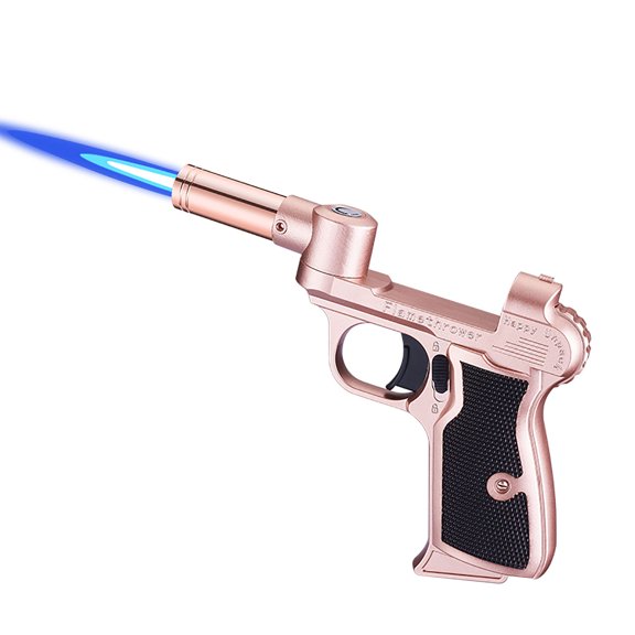 Yooshoverk Foldable Torch Lighter Refillable Design Durable Flame Easy Use High-Heat BBQ Home Outdoor Cooking Use