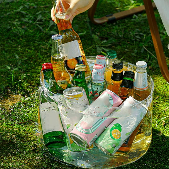 Yooshoverk Folding Bucket Collapsible Bucket - 5 Gallon Portable Sink for Camping, Car Washing & Pet Bath