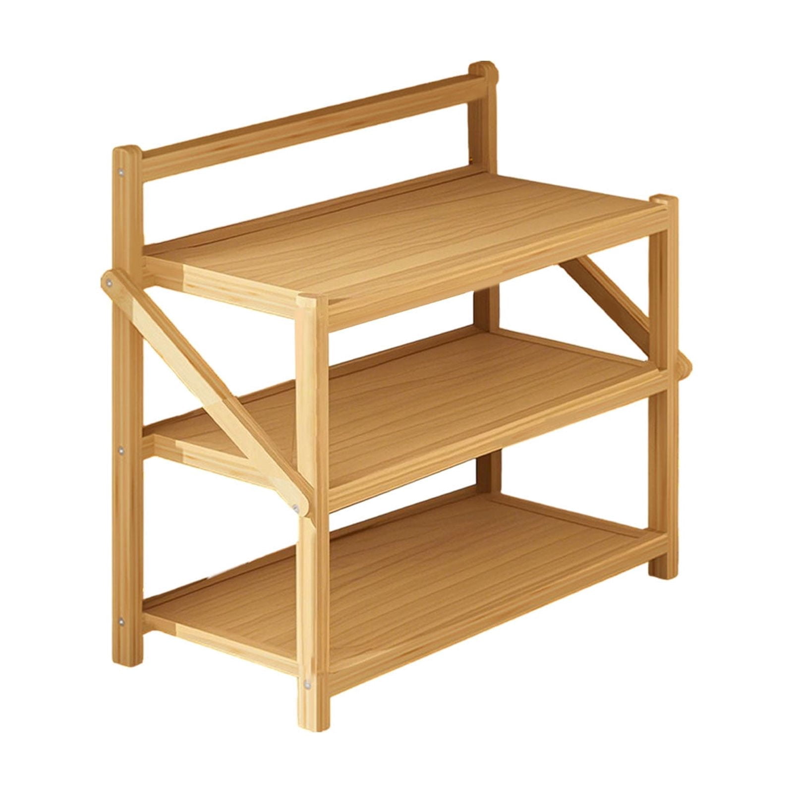 Yooshoverk Folding Shoe Rack, Doorway Shoe Organizer, Compact 3-Tier ...
