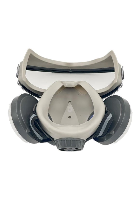 Full Face Mask Dust Protector Wide-View Lightweight for Safe Breathing Durable for Painting Woodworking Home Renovations
