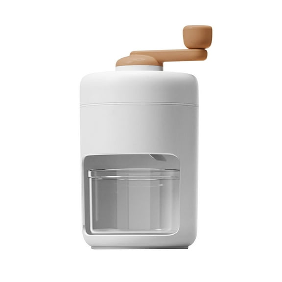 Yooshoverk Hand Crank Ice Shaver & Snow Cone Maker - Manual for Shaved Ice, Slushies - Compact Countertop Dessert Machine - BPA Free Parts