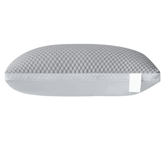 Yooshoverk Ice Silk Pillow Cervical Support Pillow Core 18.89x29.13 Inches Breathable Cooling Relieves Neck Pain for Home Use Summer Comfort