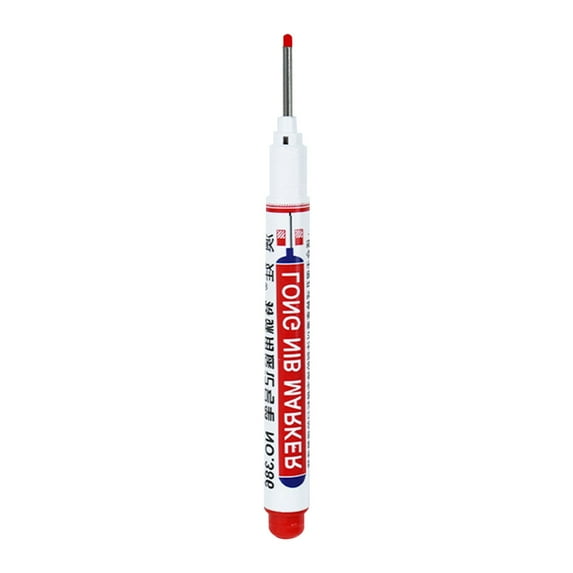 Yooshoverk Industrial Marker Pen - 20mm Extra Long Tip for Plumbing Electrical - Oil-Based Ink on Wet/Dry Surfaces - Pack of 5 Colors