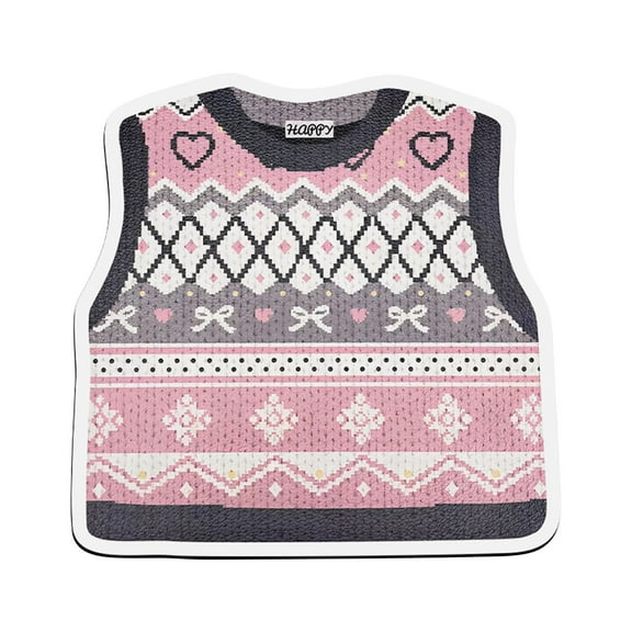 Yooshoverk Knit Pattern Mouse Pad - Non-Slip Rubber Base with Stitched Edges - Ultra-Thin 10x8 Inch for Laptop Office Gaming Desk Aesthetic Decor