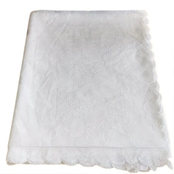 Yooshoverk Lace Coffee Table Cover Embroidered Design Luxury Home Decor Sofa Side Table Cloth Washable