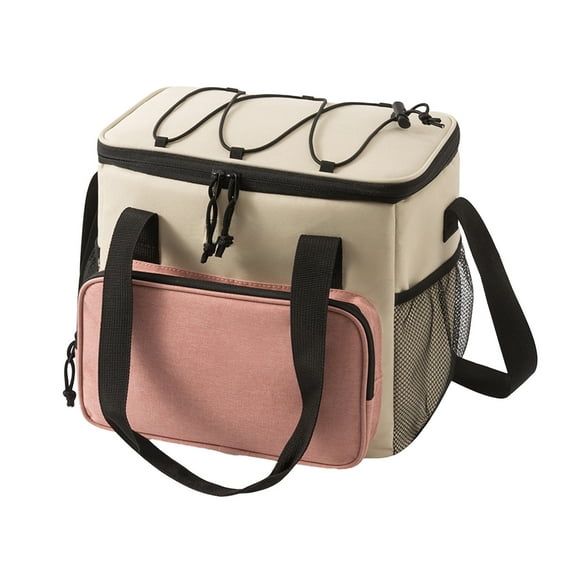 Yooshoverk Large Capacity Lunch Bag - Freezable Insulated Cooler with Shoulder Strap, Waterproof Food Container for Picnics, Office