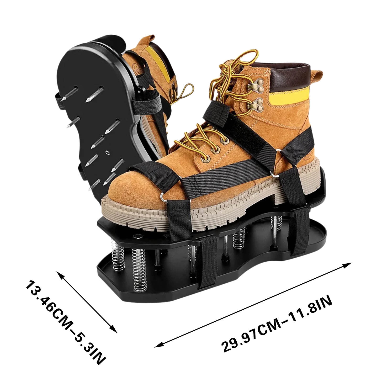 Yooshoverk Lawn Aeration Cleats Attachment with Spring Base, Self ...