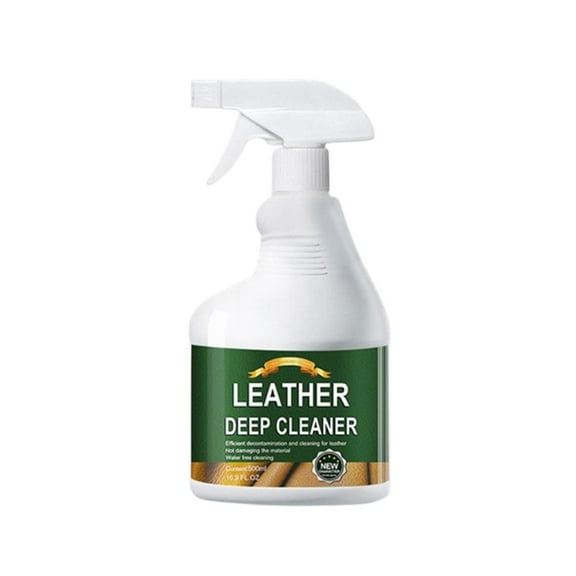 Yooshoverk Leather Cleaner & Conditioner - 16oz All-in-One Formula for Car Seats, Furniture, Bags & Shoes, Restores Shine