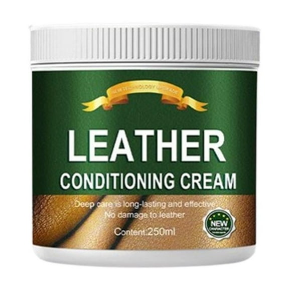Yooshoverk Leather Cleaner Leather Care Balm - 3.5oz Wax-Based Protector for Boots, Belts & Furniture, Waterproofing & Scratch Repair