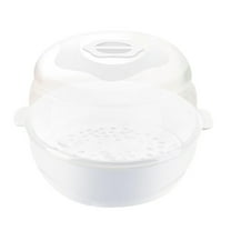 Yooshoverk Microwave Baby Bottle Sterilizer Steam Sanitizer Kills Germs In 2 Mins BPA Free Reusable Up To 20 Bottles Compact Design No Chemical Home Use Essential Infant Care Product