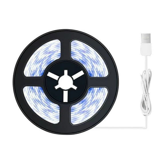 Motion Sensor LED Strip - Waterproof IP65 Heavy Duty, Flexible & Energy-Saving for Automatic Night Lighting in Dark Areas, 6.56ft Length USB Powered for Poolside, Patio, Stairs, and Outdoor Decor