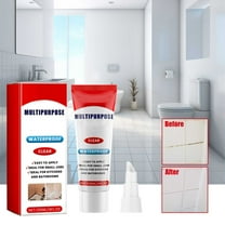 Yooshoverk Multi-Purpose Sealant - 4oz Waterproof Adhesive for Bathroom, Kitchen & Plumbing, Mildew Resistant Silicone Caulk