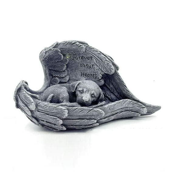 Yooshoverk Pet Tombstone - Solar Angel for Cat & Dog Memorial, Heartfelt, Perfect for Gardens, Glows for Lasting Remembrance