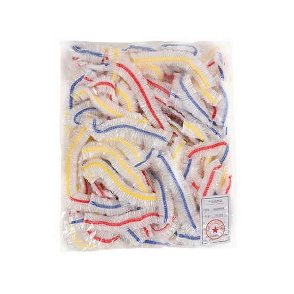 Yooshoverk Plastic Wrap Disposable Colorful Odor Proof Cover Seals Food Prevents Mixing for Refrigerator Leftovers