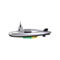 thumbnail image 1 of Yooshoverk Battery-Powered Submarine Toy - Auto Propel Swimming Pool & Bath Toy, Realistic Electric Dive Boat with Splashproof Design (2 AA Batteries Included), 1 of 6