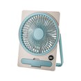 thumbnail image 1 of Yooshoverk Portable Card Fan, Five-Speed Battery-Powered for Office and Hanging Use, 1 of 6