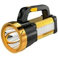 thumbnail image 1 of Yooshoverk Portable Spotlight Flashlight Osram LED Bulb 1 D Battery Camping Hunting Emergency Long Range Beam, 1 of 9