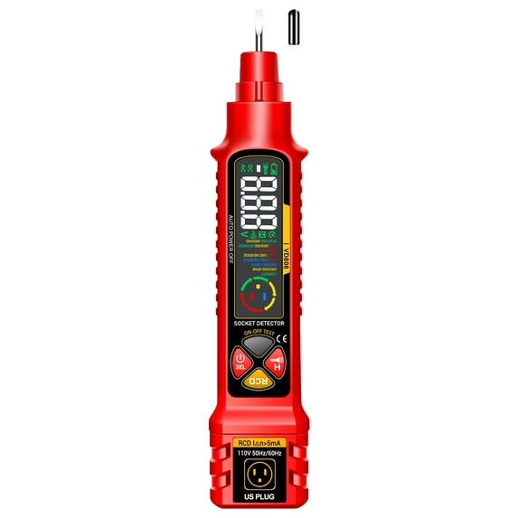 Yooshoverk Power Tester Pen Smart Multi Function Solving Electrical Outlet Detection