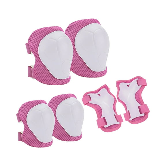 Yooshoverk Protective Gear 6 Piece Set Knee Elbow Wrist Solving Sports Safety for Skating Cycling