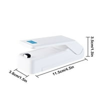 Yooshoverk Rechargeable Vacuum Sealer - Compact Food Preservation Machine for Marinating Freezing, Includes 10 Bags for Sous Vide